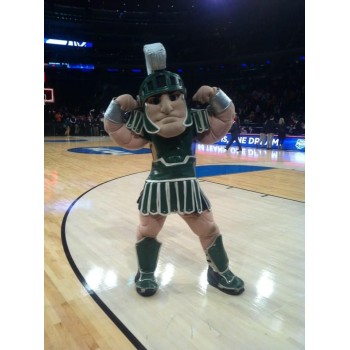 Realistic Spartan Trojan Knight Sparty Mascot Costume Realistic Spartan Trojan Knight Sparty Mascot Costume