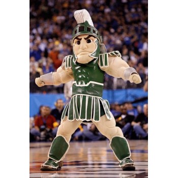 Deluxe Spartan Trojan Knight Sparty Mascot Costume