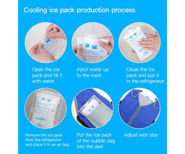 Ice Pack Cooling Vest Ice Pack Cooling Vest