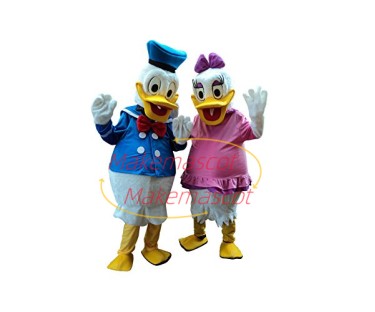 Classic Verson Donald Duck Couple Mascot Costume