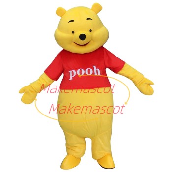 Lovely Cartoon Winnie the Pooh Mascot Costume Lovely Cartoon Winnie the Pooh Mascot Costume