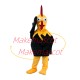 Lively Skinny Black Chicken Mascot Adult Costume