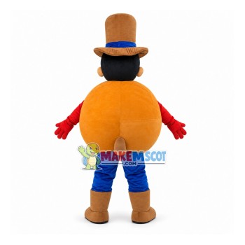 Bright Puppet With Chubby Body Mascot Costume Bright Puppet With Chubby Body Mascot Costume