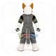 Vigorous the Smooth-coat Wolf Mascot Costume Vigorous the Smooth-coat Wolf Mascot Costume