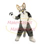 Vigorous the Smooth-coat Wolf Mascot Costume