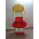 Deportment Dog In the Red Tutu Mascot Costume Deportment Dog In the Red Tutu Mascot Costume