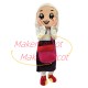 Shy Girl Carrying Big Shoulder Bag Mascot Costume Shy Girl Carrying Big Shoulder Bag Mascot Costume