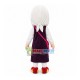 Shy Girl Carrying Big Shoulder Bag Mascot Costume Shy Girl Carrying Big Shoulder Bag Mascot Costume