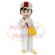 The Minority Teenager In White Robe Mascot Costume The Minority Teenager In White Robe Mascot Costume