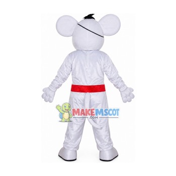 Vigilant Huge One-eyed White Mouse Mascot Costume Vigilant Huge One-eyed White Mouse Mascot Costume