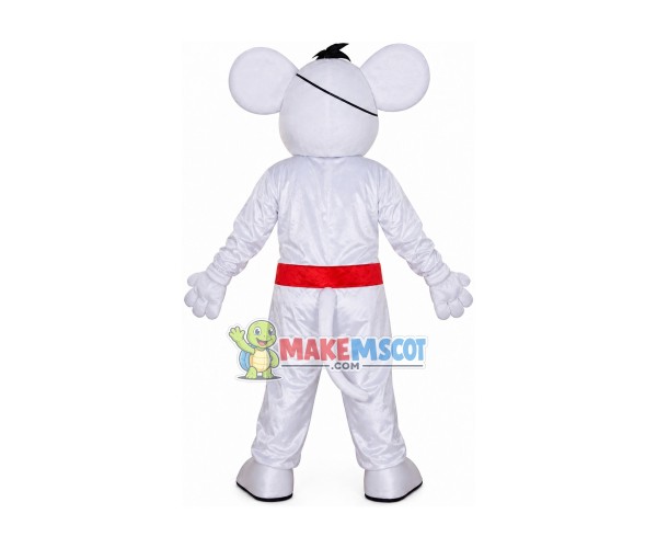 Vigilant Huge One-eyed White Mouse Mascot Costume