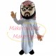 Enthusiastic Bearded Arab Man Mascot Costume Enthusiastic Bearded Arab Man Mascot Costume