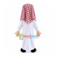 Enthusiastic Bearded Arab Man Mascot Costume Enthusiastic Bearded Arab Man Mascot Costume