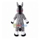 Dull the Donkey With Pink Bit Mascot Costume Dull the Donkey With Pink Bit Mascot Costume