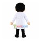 Guiding Expert Holding Drawings Mascot Costume Guiding Expert Holding Drawings Mascot Costume