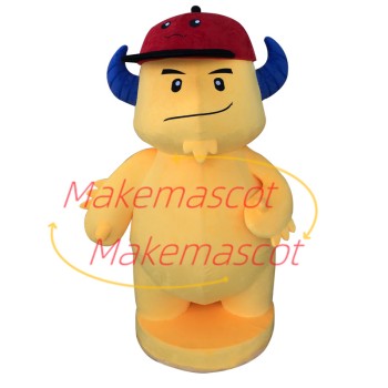 Decorative Bull Head Ornament Mascot Costume Decorative Bull Head Ornament Mascot Costume