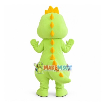 Festive The Light Green Baby Dinosaur Mascot Costume Festive The Light Green Baby Dinosaur Mascot Costume