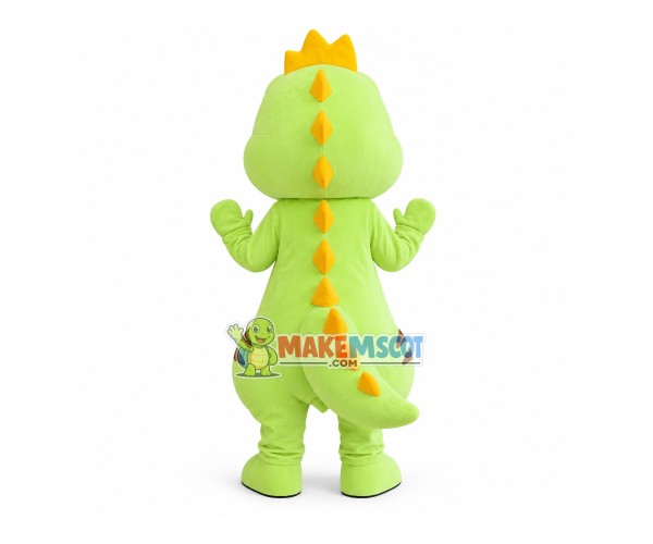Festive The Light Green Baby Dinosaur Mascot Costume Festive The Light Green Baby Dinosaur Mascot Costume