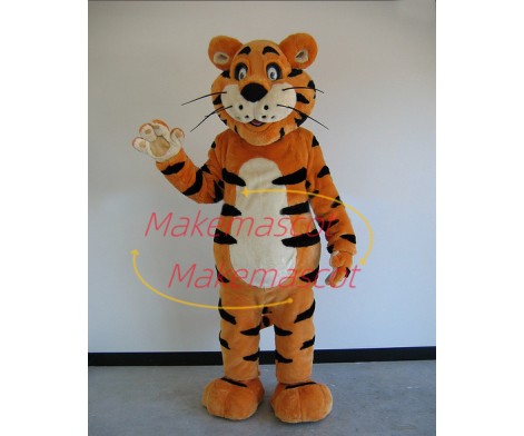 Docile The Adult Size Tiger Mascot Costume Docile The Adult Size Tiger Mascot Costume