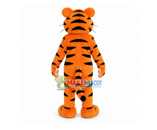 Docile The Adult Size Tiger Mascot Costume Docile The Adult Size Tiger Mascot Costume