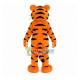 Docile The Adult Size Tiger Mascot Costume Docile The Adult Size Tiger Mascot Costume