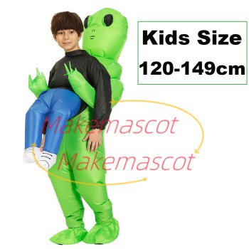 Inflatable Green Alien Mascot Costume for Kids Inflatable Green Alien Mascot Costume for Kids