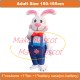 Inflatable Splendid Christmas Bunny Mascot Costume Inflatable Splendid Christmas Bunny Mascot Costume