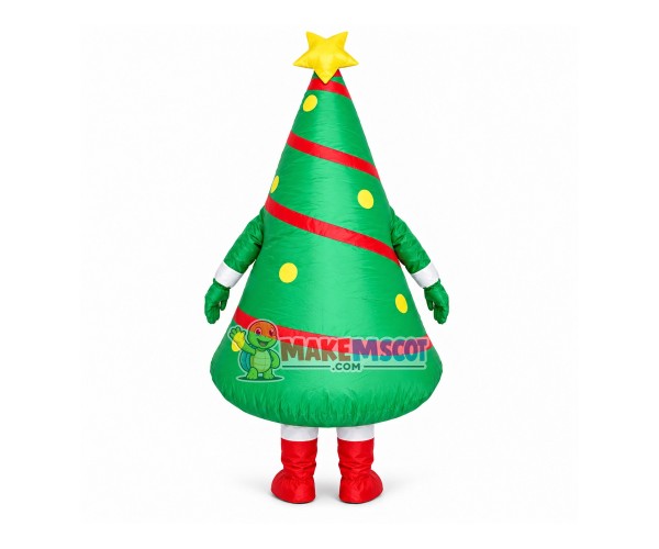 Christmas Tree Mascot Inflatable Costume Christmas Tree Mascot Inflatable Costume
