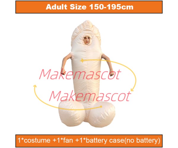Inflatable Adult Penis Mascot Costume Inflatable Adult Penis Mascot Costume