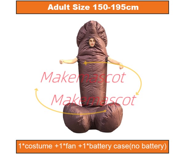 Inflatable Adult Penis Mascot Costume Inflatable Adult Penis Mascot Costume