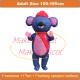 Large Winter Rat Inflatable Mascot Costume Large Winter Rat Inflatable Mascot Costume