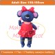 Large Winter Rat Inflatable Mascot Costume Large Winter Rat Inflatable Mascot Costume