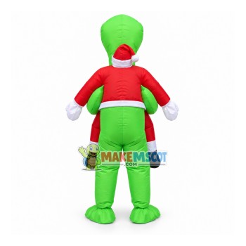 Flying High Santa Claus Inflatable Mascot Costume Flying High Santa Claus Inflatable Mascot Costume