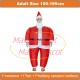 Inflatable White Beard Santa Claus Mascot Costume Inflatable White Beard Santa Claus Mascot Costume