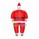 Inflatable White Beard Santa Claus Mascot Costume Inflatable White Beard Santa Claus Mascot Costume