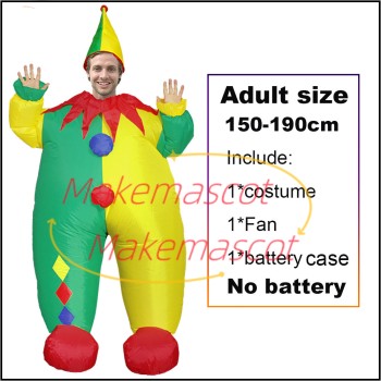 Entertainment Clown Inflatable Mascot Costume Entertainment Clown Inflatable Mascot Costume