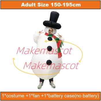 Christmas Snowman Inflatable Mascot Costume Christmas Snowman Inflatable Mascot Costume