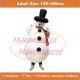 Christmas Snowman Inflatable Mascot Costume