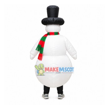 Christmas Snowman Inflatable Mascot Costume Christmas Snowman Inflatable Mascot Costume