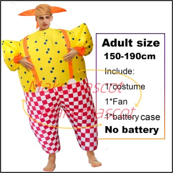 Amusement Park Clown Inflatable Mascot Costume Amusement Park Clown Inflatable Mascot Costume