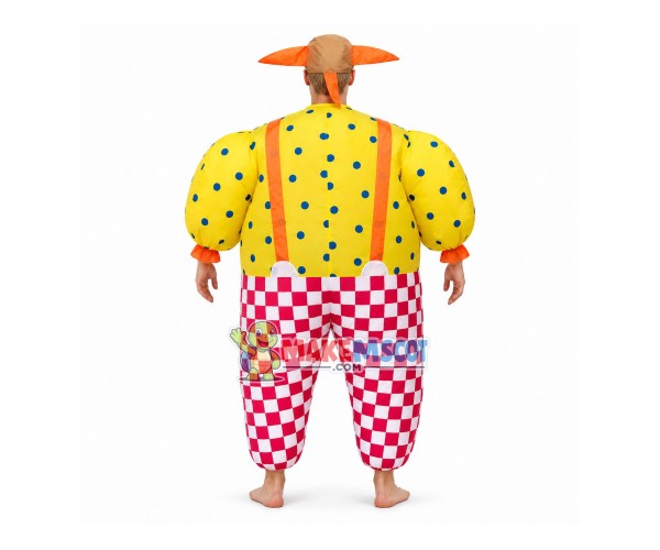 Amusement Park Clown Inflatable Mascot Costume