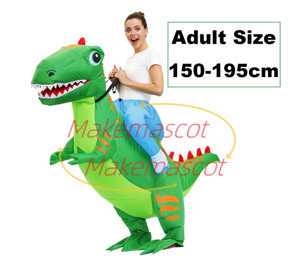 Inflatable Adult Riding Dinosaur Mascot Costume Inflatable Adult Riding Dinosaur Mascot Costume