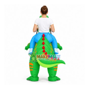 Inflatable Adult Riding Dinosaur Mascot Costume Inflatable Adult Riding Dinosaur Mascot Costume