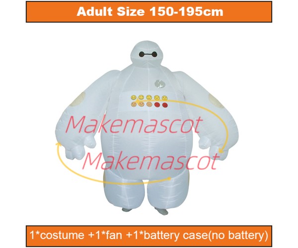 Emoji Baymax Inflatable Mascot Costume Emoji Baymax Inflatable Mascot Costume
