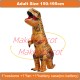 Adult Inflatable Tyrannosaurus Mascot Costume Adult Inflatable Tyrannosaurus Mascot Costume