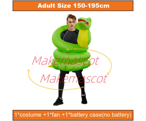 Coiled Green Python Mascot Costume Inflatable Coiled Green Python Mascot Costume Inflatable