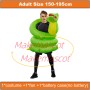 Coiled Green Python Mascot Costume Inflatable