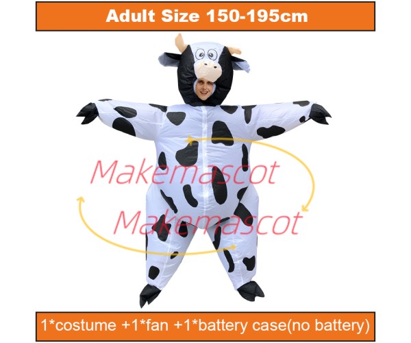 Prolific Farm Cow Inflatable Mascot Costume Prolific Farm Cow Inflatable Mascot Costume