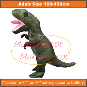 Threatening Tyrannosaurus Inflatable Mascot Costume