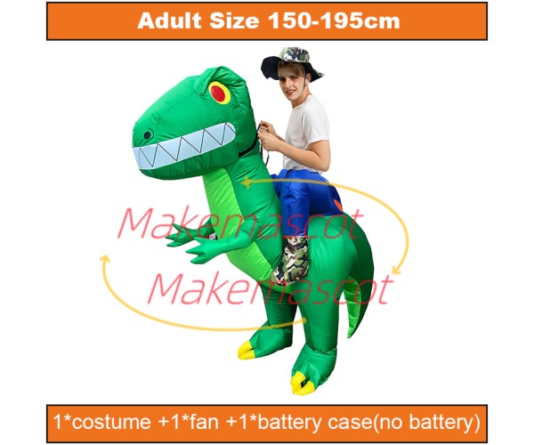 Angry Riding Dinosaur Mascot Costume Inflatable Angry Riding Dinosaur Mascot Costume Inflatable